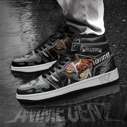 Bleach JD Sneakers Kurosaki Ichigo Holow Mask Custom Anime Shoes