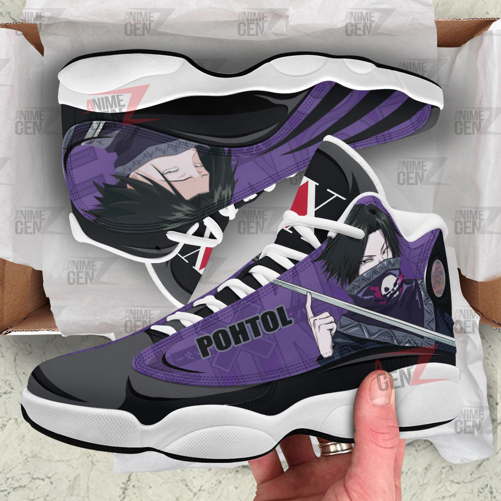 Hunter x Hunter Air Jordan 13 Sneakers Custom Feitan Pohtoh Anime Shoes