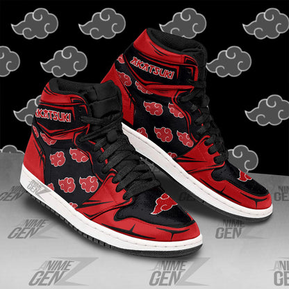 Akatsuki JD Sneakers Naruto Custom Anime Shoes Special Design