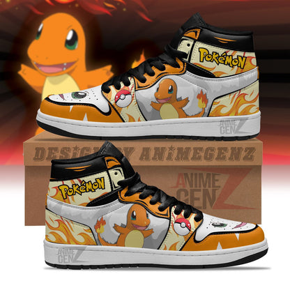 Pokemon Charmander JD Sneakers Custom Pokemon Anime Shoes