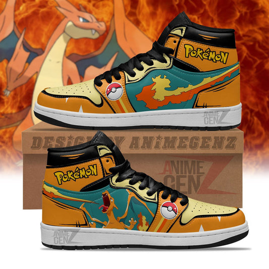 Pokemon Charizard JD Sneakers Custom Pokemon Anime Shoes