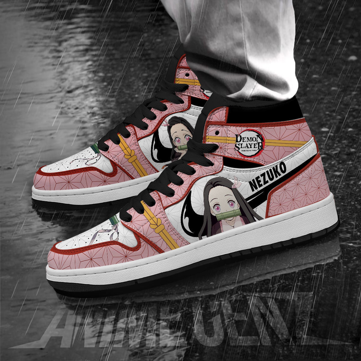Demon Slayer JD Sneakers Nezuko Custom Anime Shoes