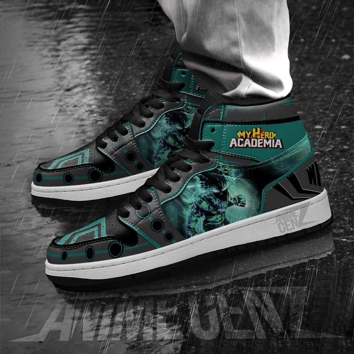 Musketeers Izuku JD Sneakers Custom Anime My Hero Academia Shoes
