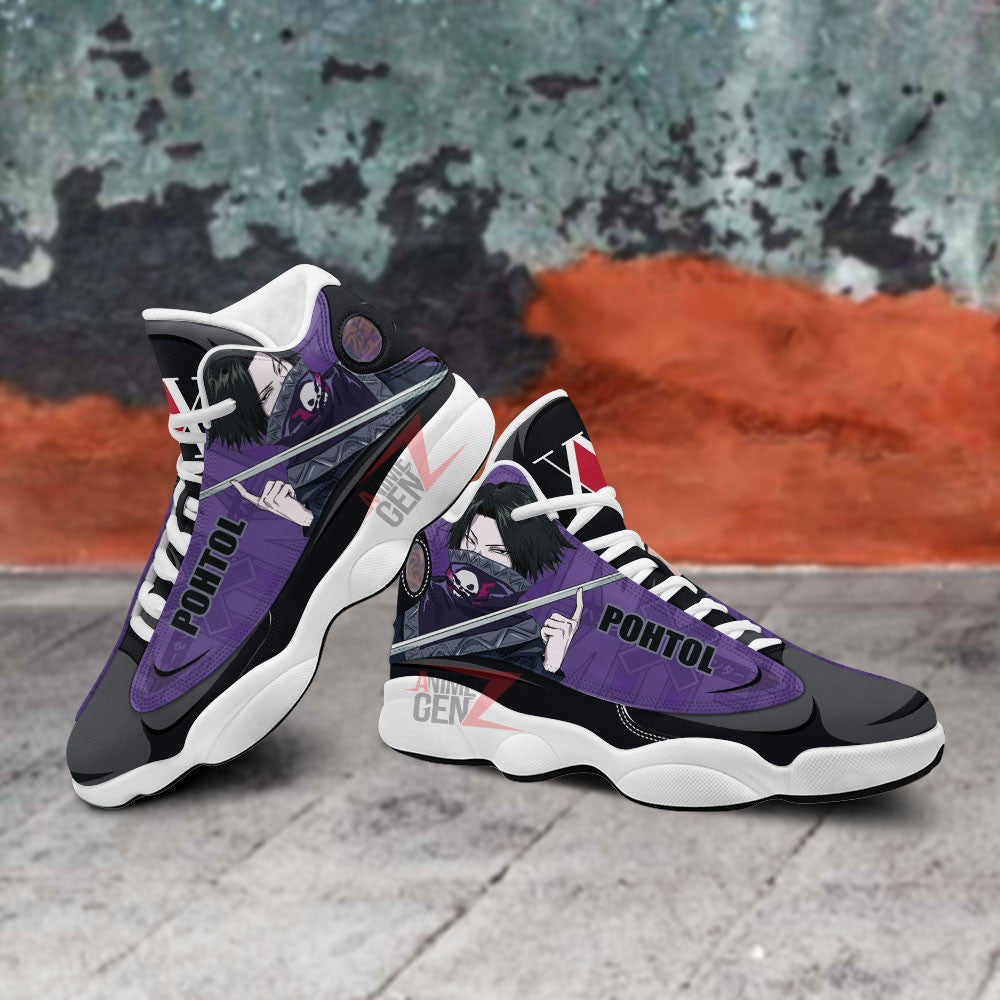 Hunter x Hunter Air Jordan 13 Sneakers Custom Feitan Pohtoh Anime Shoes