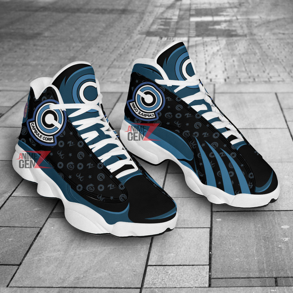 Dragon Ball Capsule Corp Air Jordan 13 Sneakers Custom Anime Shoes
