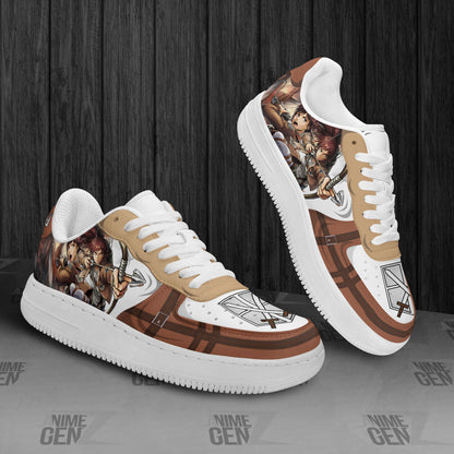 Attack On Titan Sasha Air Sneakers Custom Anime Shoes