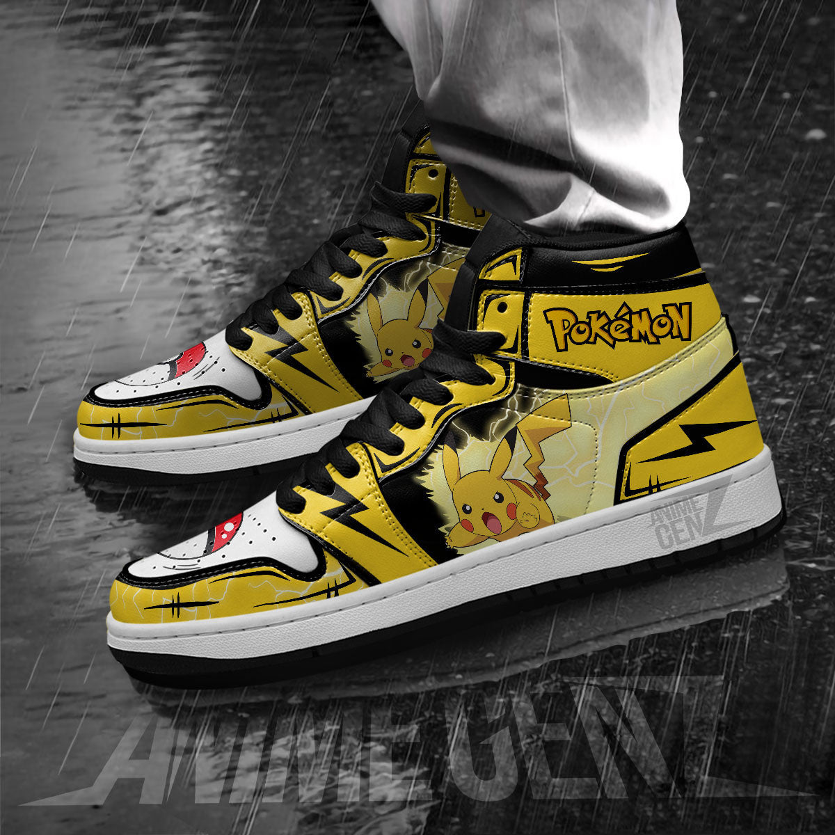 Pikachu JD Sneakers Pokemon Custom Anime Shoes