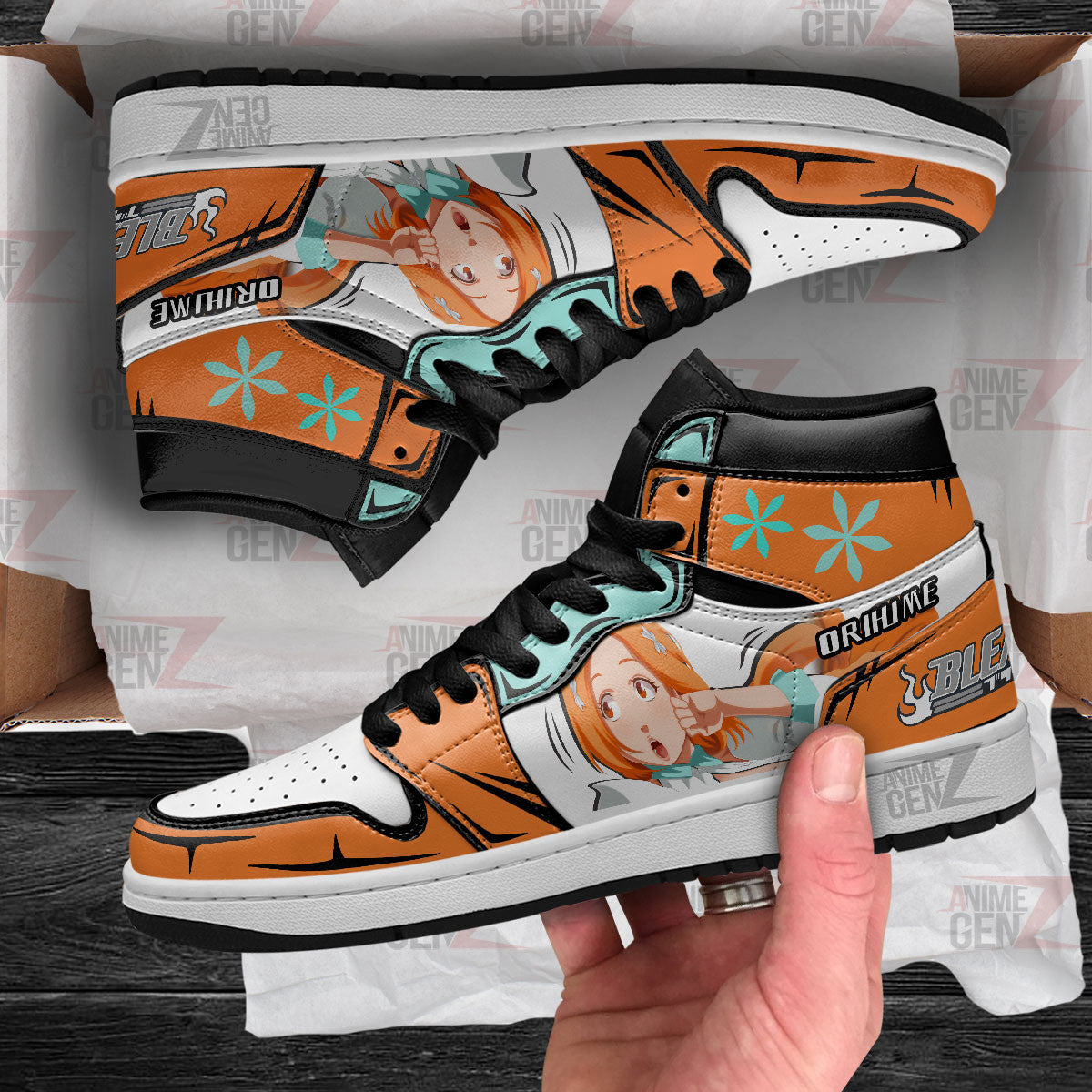 Bleach Orihime Inoue JD Sneakers Kisuke Urahara Custom Anime Shoes