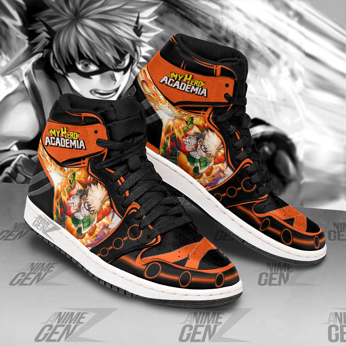 Musketeers Katsuki JD Sneakers Custom Anime My Hero Academia Shoes