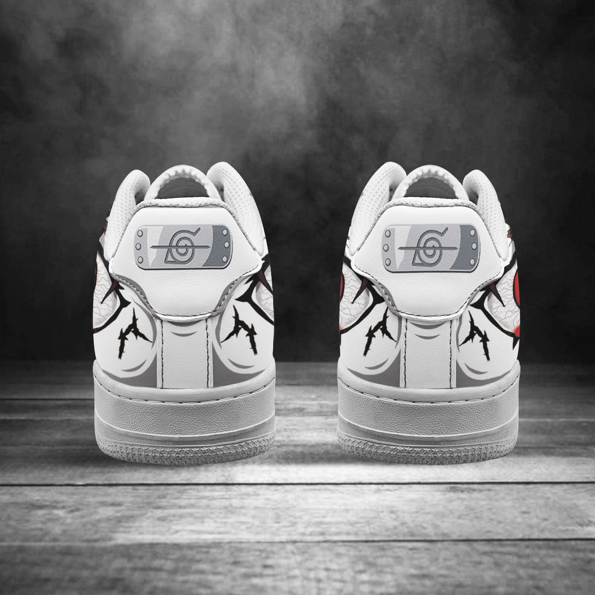 Naruto Itachi Akatsuki Air Sneakers Custom Anime Shoes