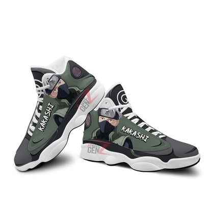 Kakashi Naruto Anime Air Jordan 13 Sneakers Custom Anime Shoes