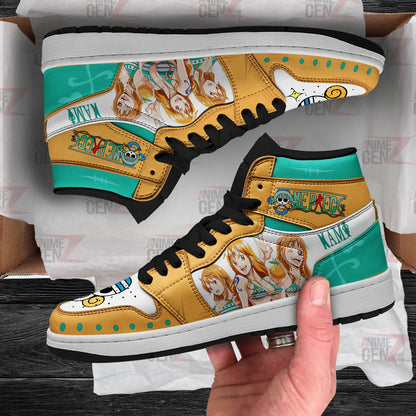 One Piece Nami JD Sneakers Custom Anime Shoes