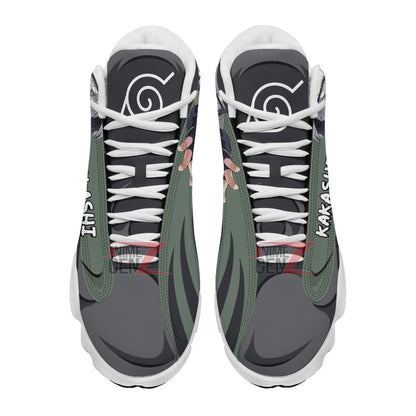 Kakashi Naruto Anime Air Jordan 13 Sneakers Custom Anime Shoes