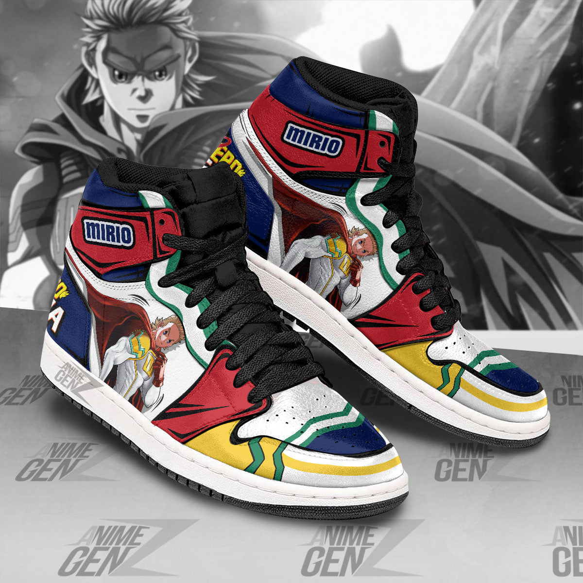 Lemillion Mirio JD Sneakers Custom Anime My Hero Academia Shoes