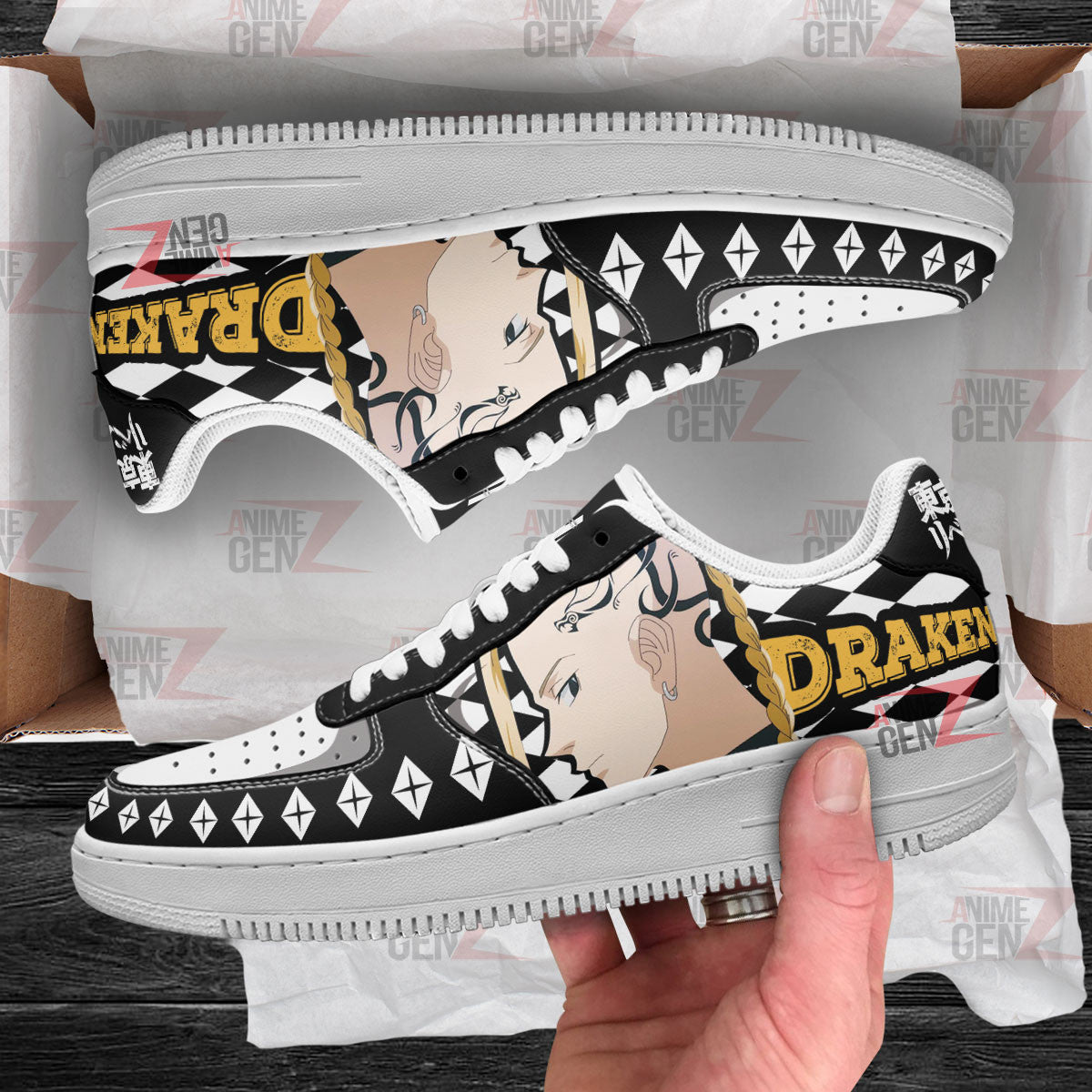 Tokyo Revengers Draken Air Sneakers Custom Anime Shoes