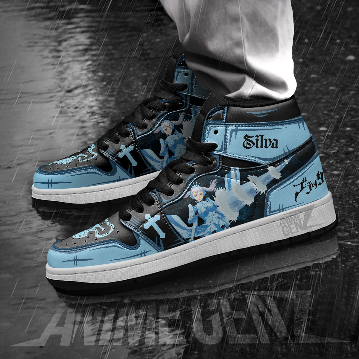 Black Clover Noelle Silva JD Sneakers Custom Anime Shoes