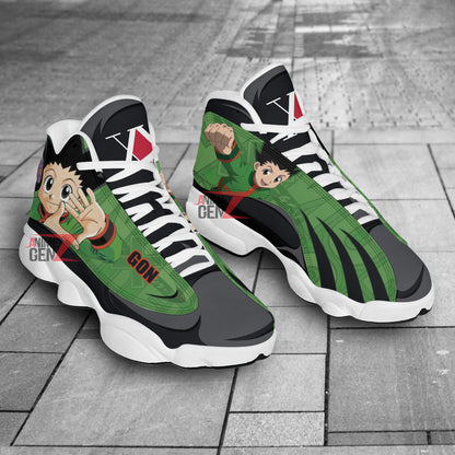 Hunter x Hunter Air Jordan 13 Sneakers Custom Gon Freecss Anime Shoes