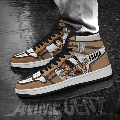 Attack On Titan JD Sneakers Sasha Blouse Custom Anime Shoes