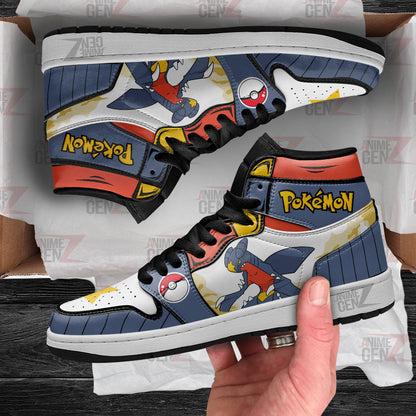 Pokemon Garchomp JD Sneakers Custom Pokemon Anime Shoes
