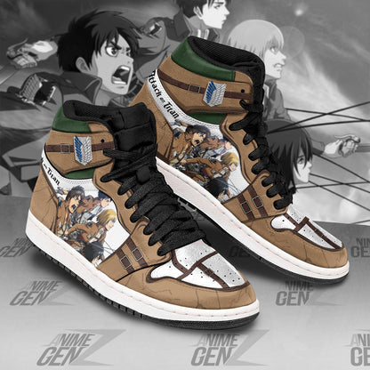 Attack On Titan JD Sneakers Reconnaissance Army Custom Anime Shoes