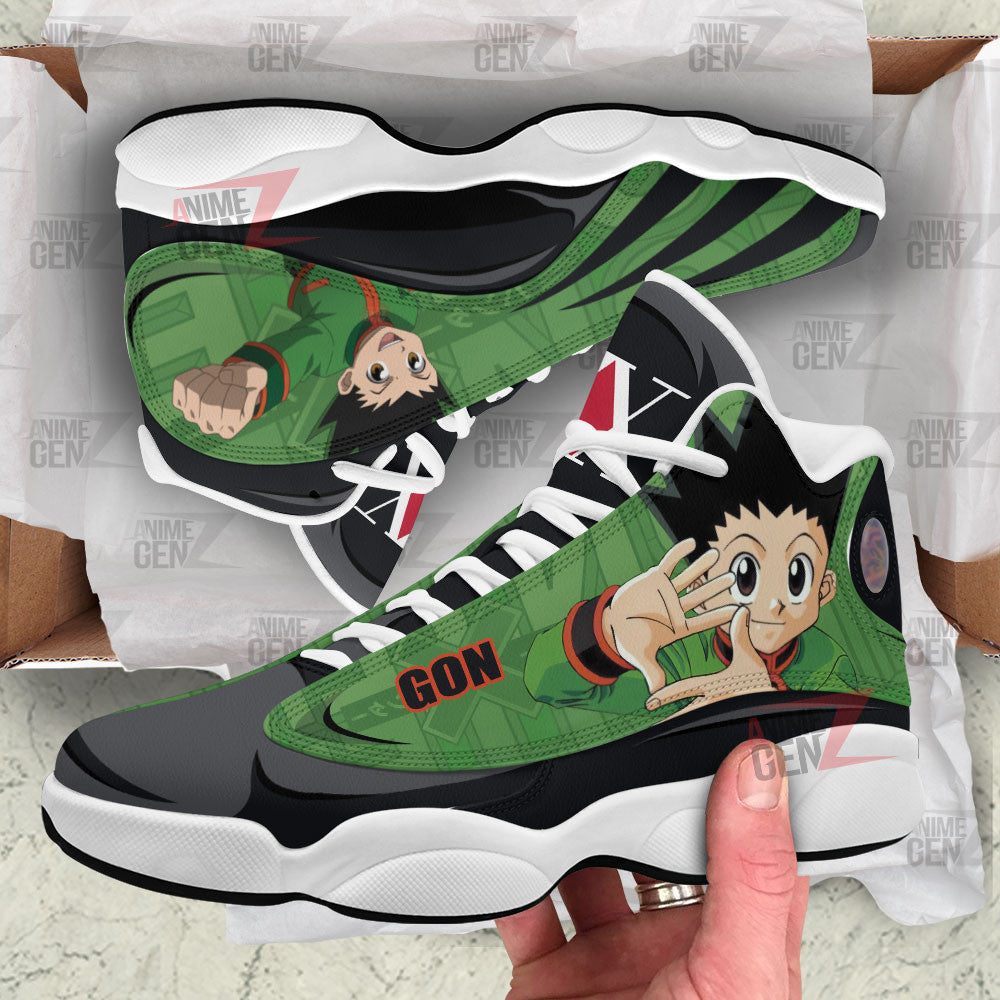 Hunter x Hunter Air Jordan 13 Sneakers Custom Gon Freecss Anime Shoes