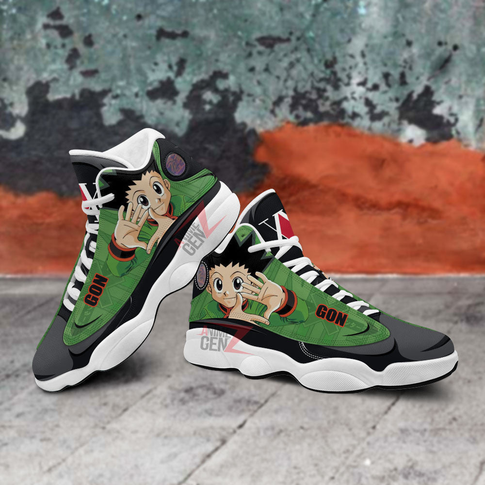 Hunter x Hunter Air Jordan 13 Sneakers Custom Gon Freecss Anime Shoes
