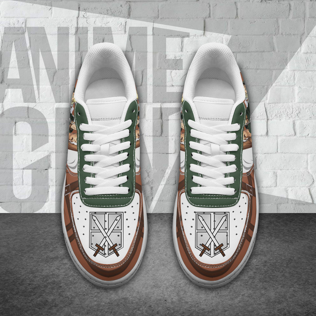 Attack On Titan Reiner Air Sneakers Custom Anime Shoes