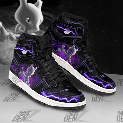 Pokemon Mewtwo JD Sneakers Custom Anime Shoes