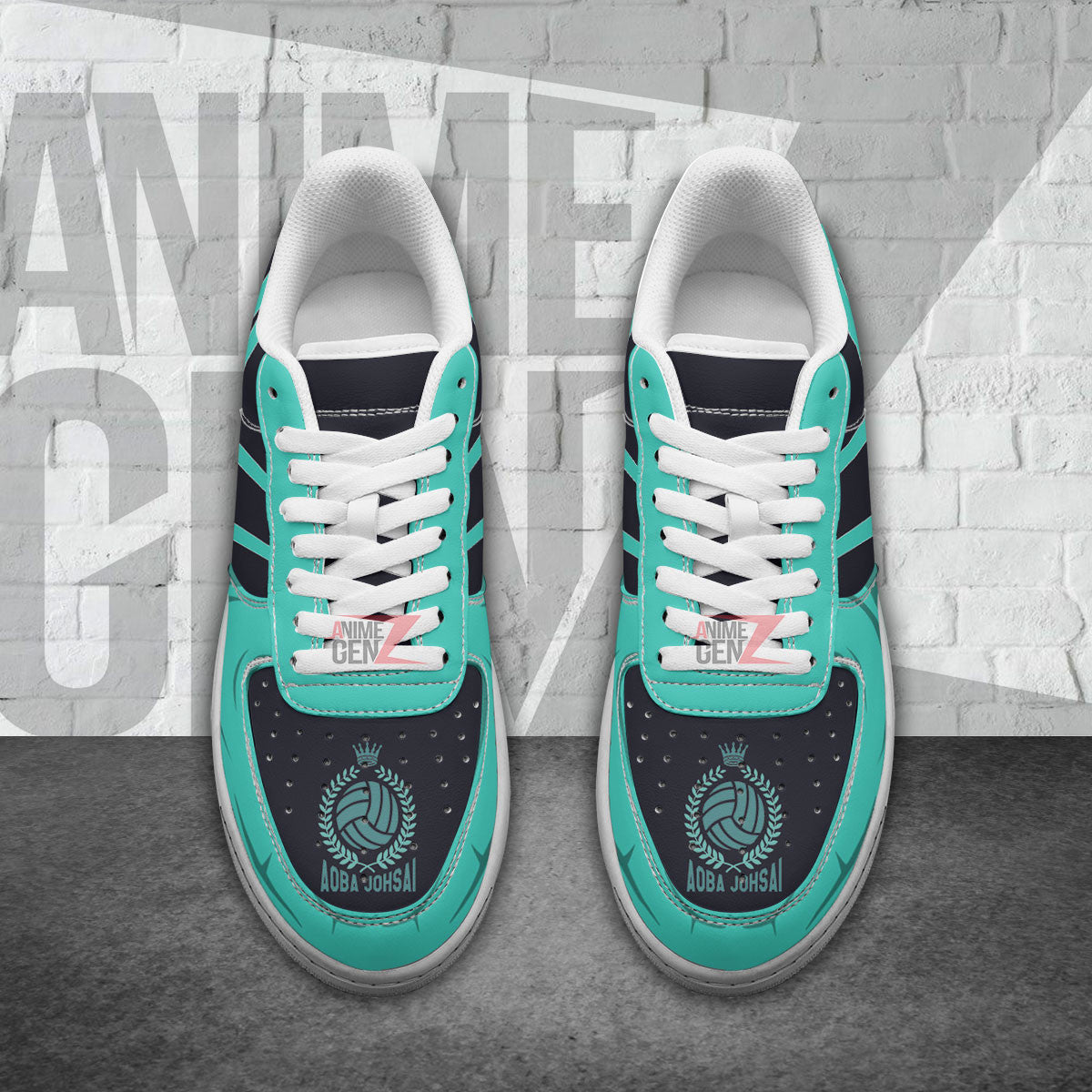 Haikyuu Aoba jousai Air Sneakers Custom Anime Shoes