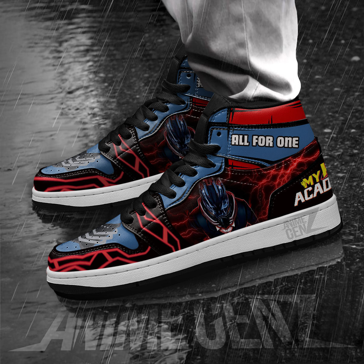 All For One JD Sneakers Custom Anime My Hero Academia Shoes