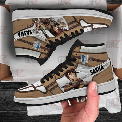 Attack On Titan JD Sneakers Sasha Blouse Custom Anime Shoes
