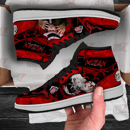 Demon Slayer JD Sneakers Muzan Kibutsuji Custom Anime Shoes