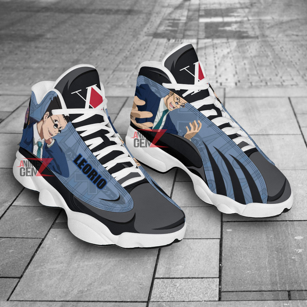 Hunter x Hunter Air Jordan 13 Sneakers Custom Leorio Paradinight Anime Shoes