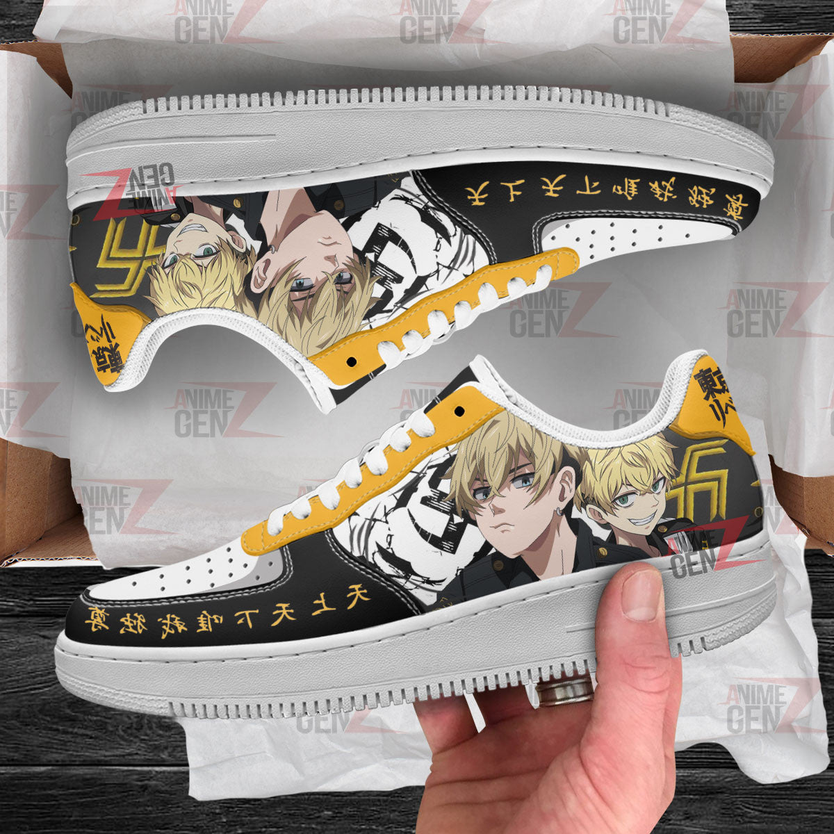 Tokyo Revengers Chifuyu Matsuno Air Sneakers Custom Anime Shoes
