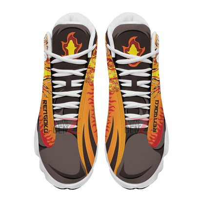 Demon Slayer Air JD13 Sneakers Rengoku Custom Anime Shoes