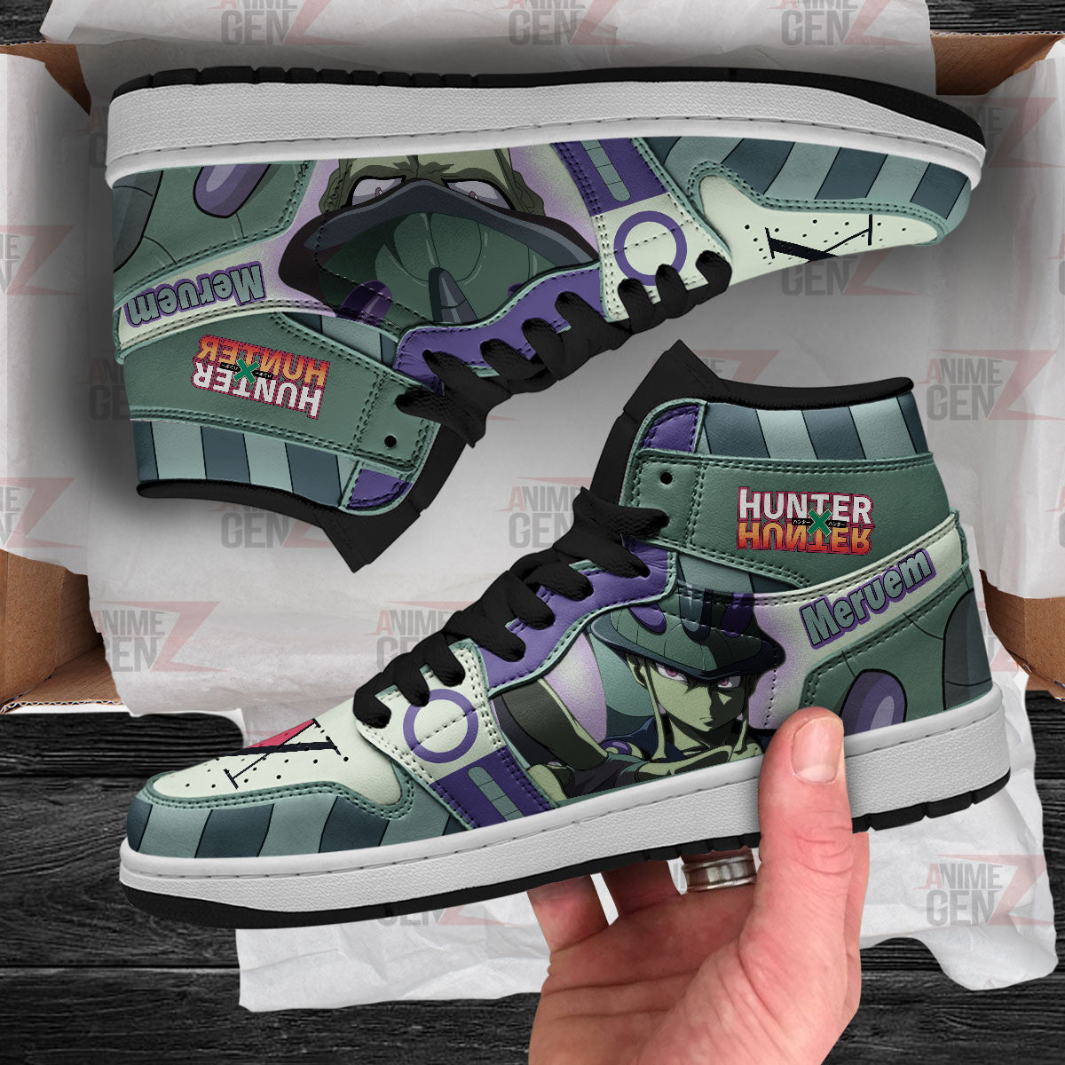 Hunter x Hunter Meruem JD Sneakers Custom Anime Shoes