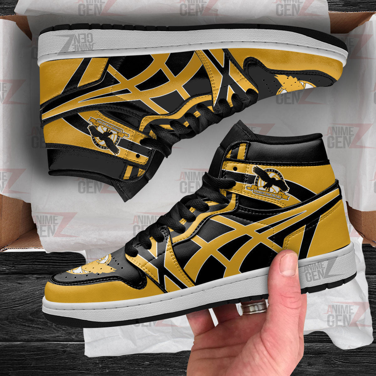 Haikyuu Fukurodani Team JD Sneakers Custom Anime Shoes