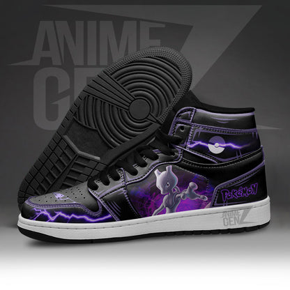 Pokemon Mewtwo JD Sneakers Custom Anime Shoes