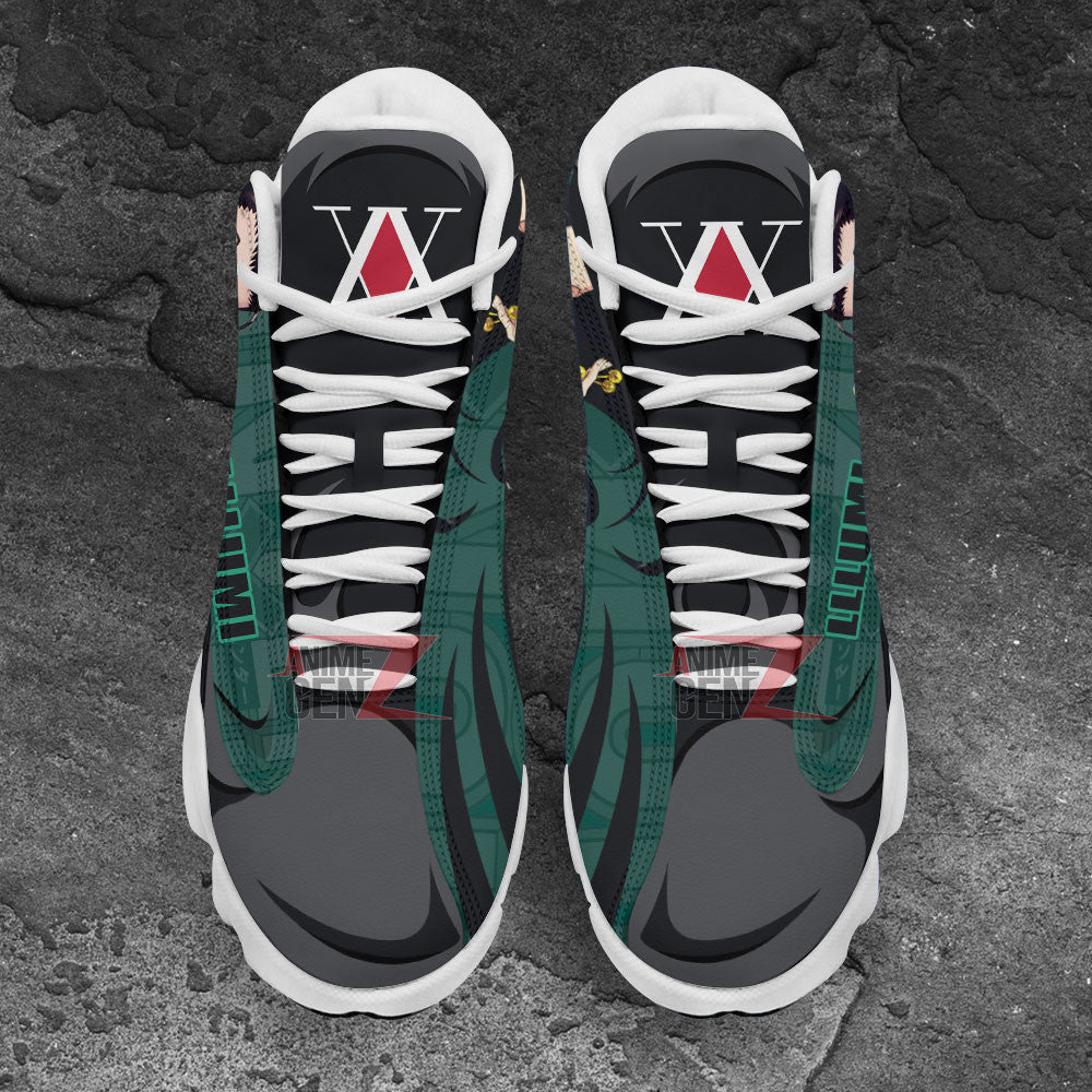 Hunter x Hunter Air Jordan 13 Sneakers Custom Illumi Zoldyck Anime Shoes