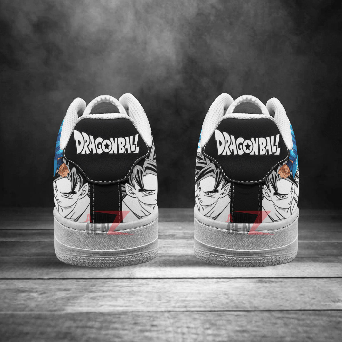 Dragon Ball Goku Blue Sneakers Air Sneakers Custom Anime Shoes