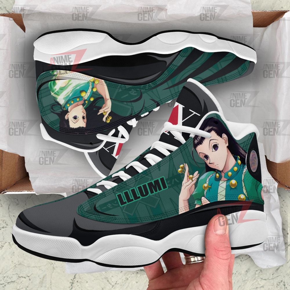 Hunter x Hunter Air Jordan 13 Sneakers Custom Illumi Zoldyck Anime Shoes
