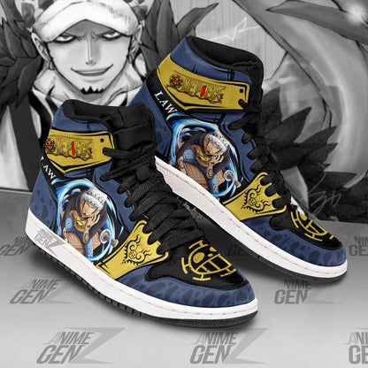 One Piece Trafalgar D. Water Law JD Sneakers Custom Anime Shoes