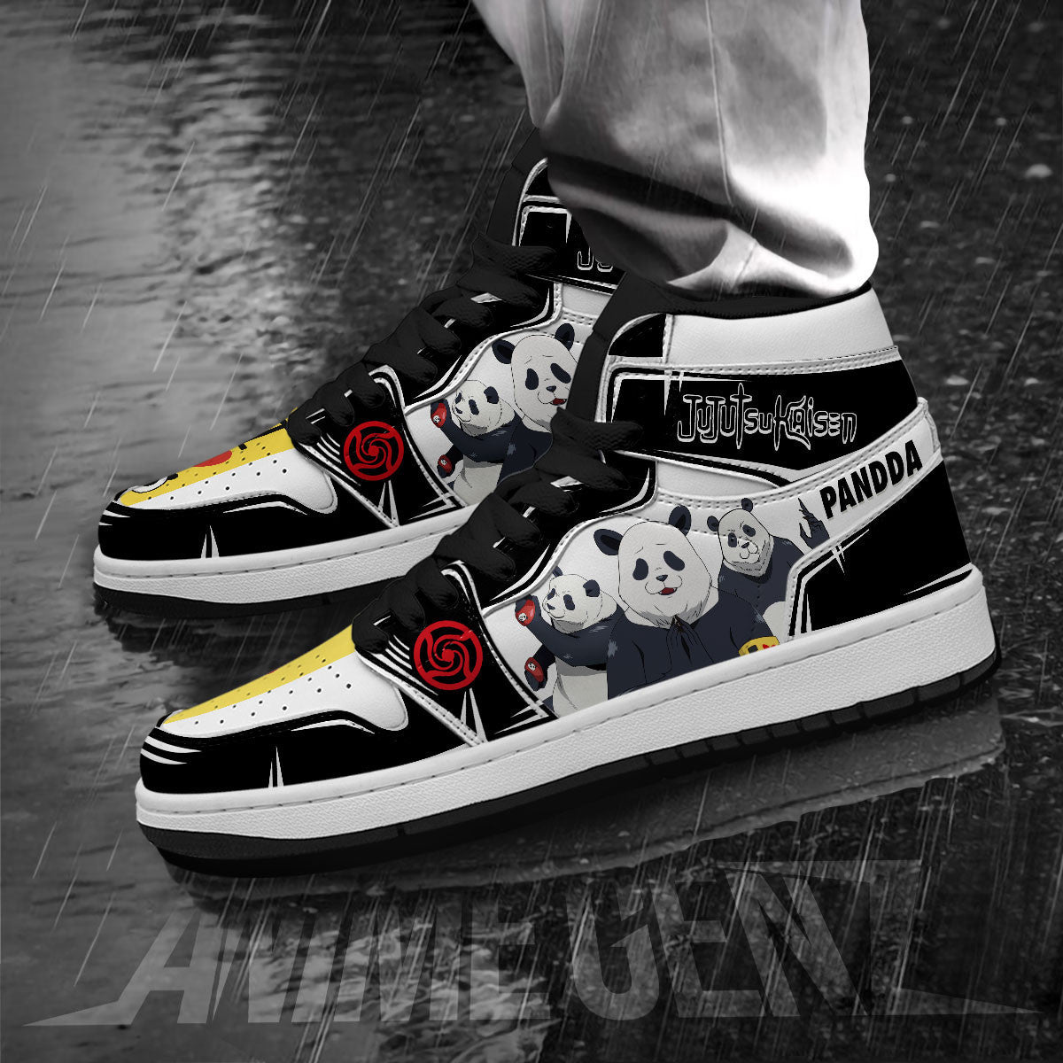 Jujutsu Kaisen JD Sneakers Panda Custom Anime Shoes