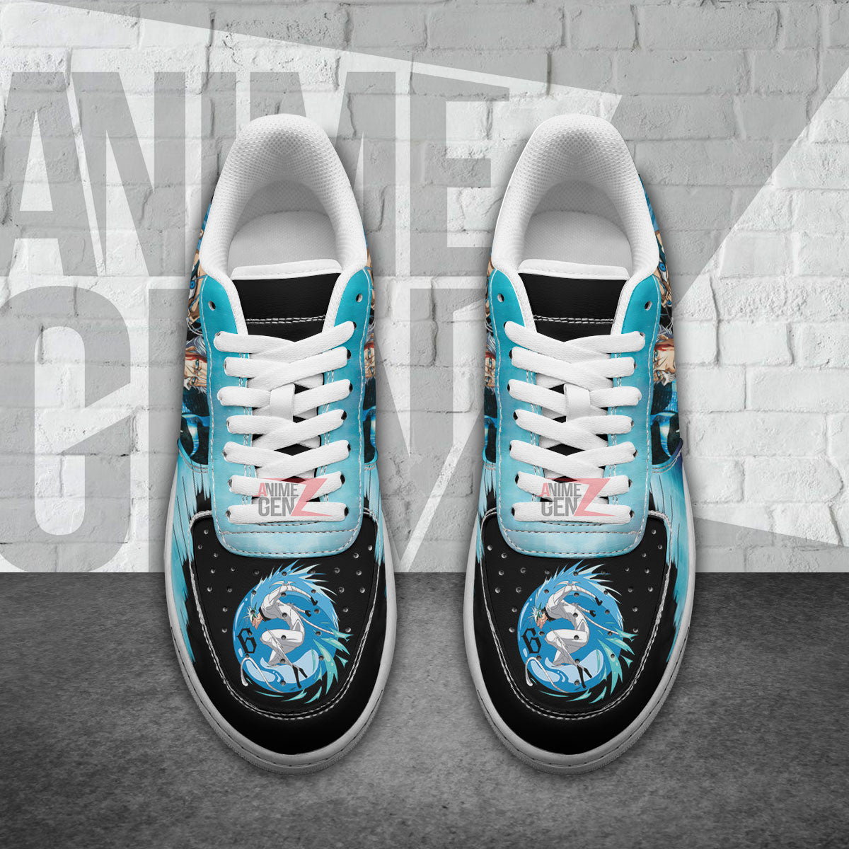 Bleach Grimmjow Jaegerjaquez Sneakers Custom Anime Shoes