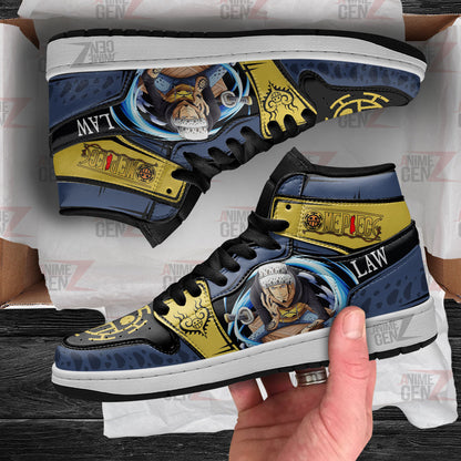 One Piece Trafalgar D. Water Law JD Sneakers Custom Anime Shoes