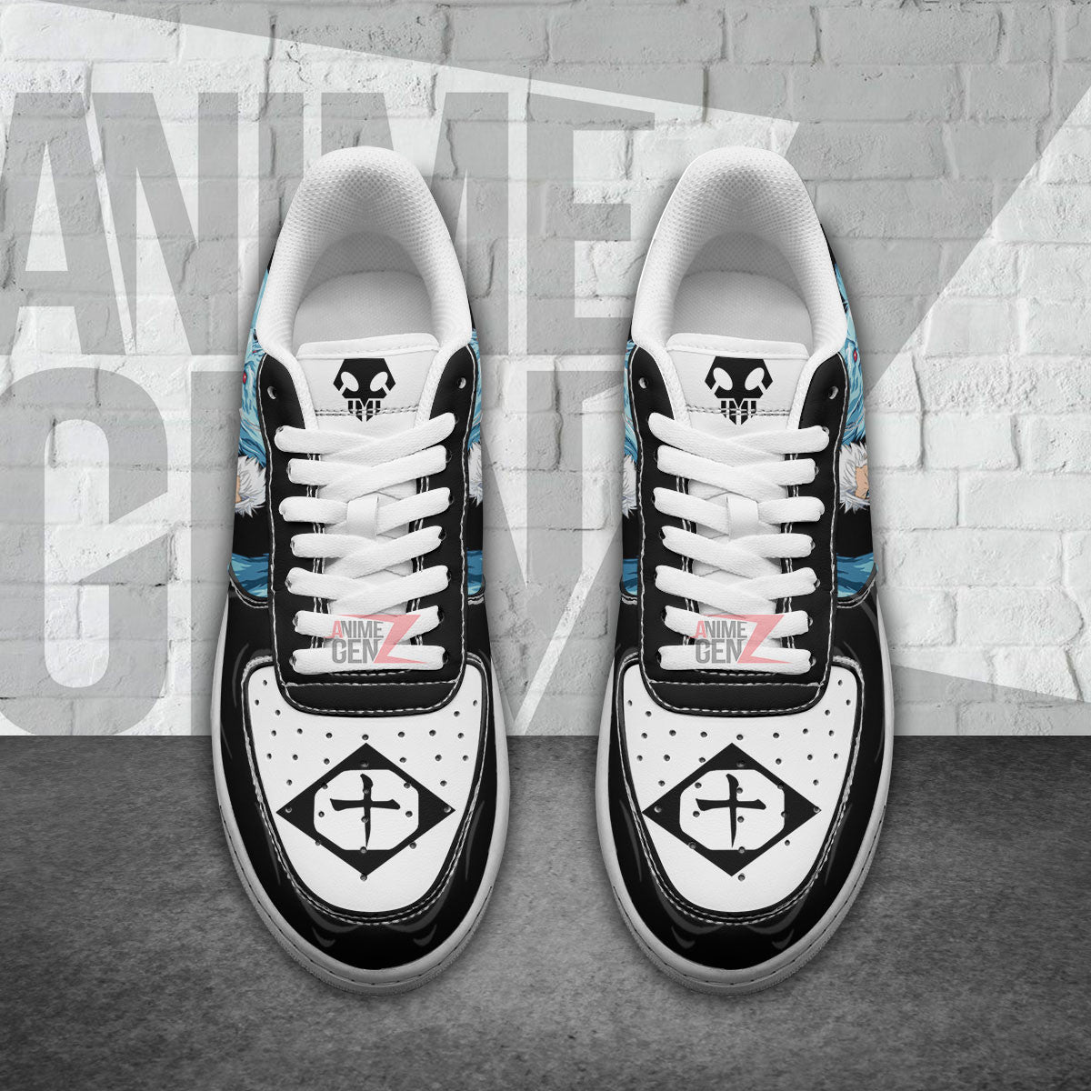 Bleach Toshiro Hitsugaya Air Sneakers Custom Anime Shoes