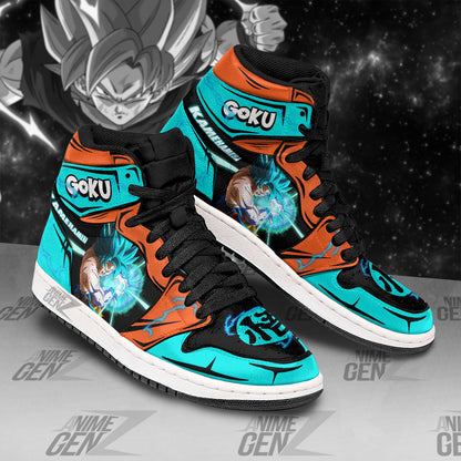 Dragon Ball Son Goku Blue JD Sneakers Custom Anime Shoes