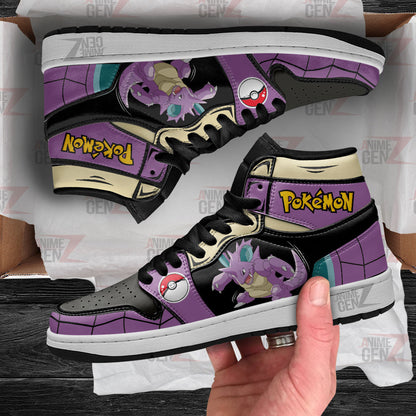 Pokemon Nidoking JD Sneakers Custom Pokemon Anime Shoes