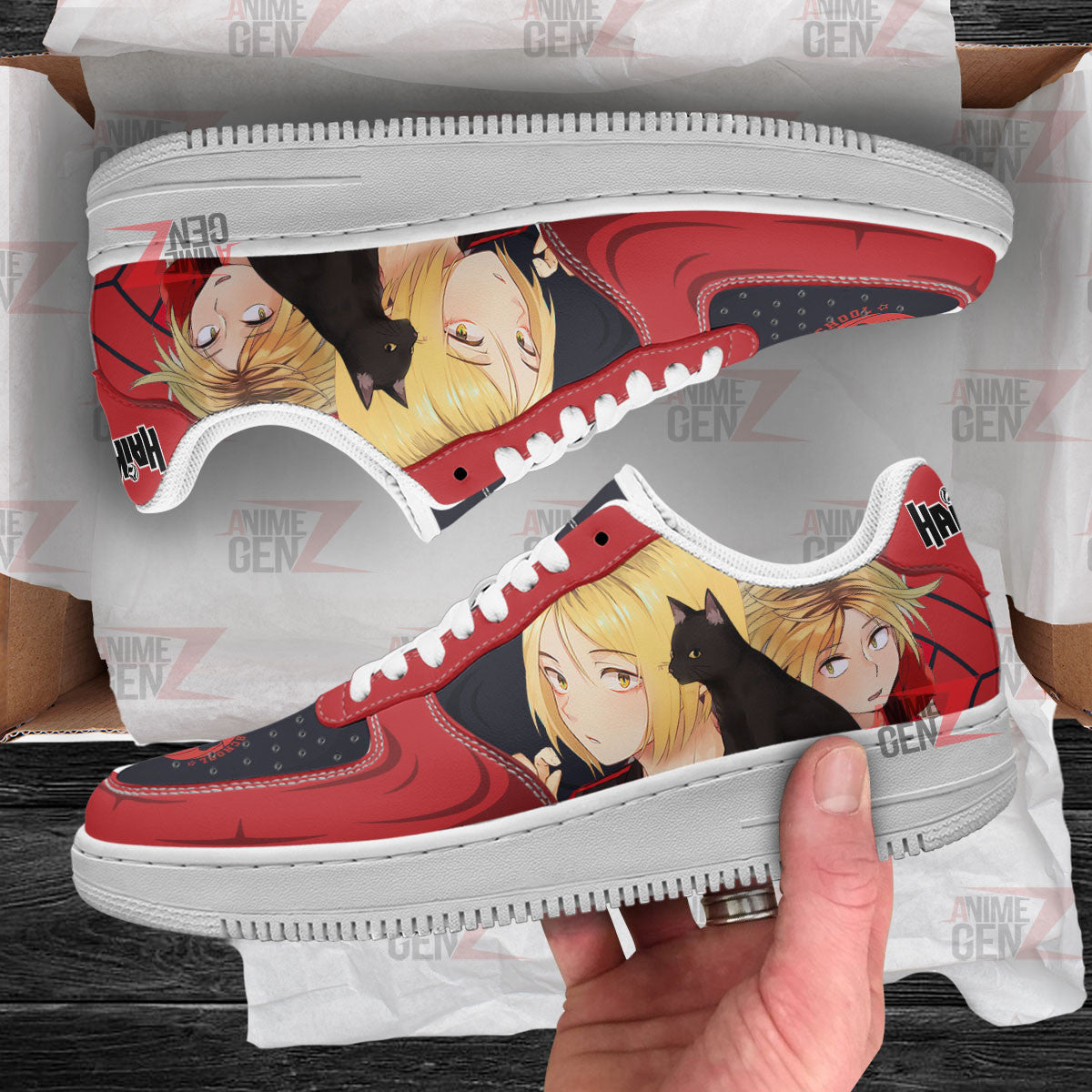 Haikyuu Kenma Kozume Air Sneakers Custom Anime Shoes