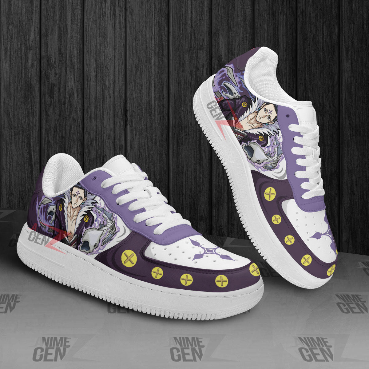 Hunter x Hunter Chrollo Lucilfer Air Sneakers Custom Anime Shoes